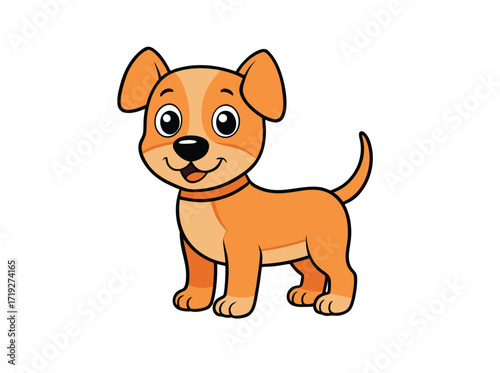 adorable, animal, art, breed, canine, cartoon, character, collar, creature, cute, design, digital, dog, dog lover, dog portrait, domestic, drawing, ears, flat, friendly, fun, funny, fur, graphic, happ