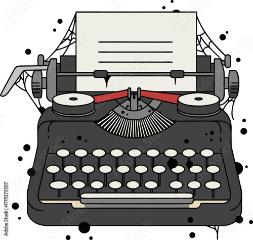 The vintage typewriter symbolizes the passing era of typewriting. The last typewriter repairers hold the secrets of a forgotten craft in a world of digital technology and keyboards.