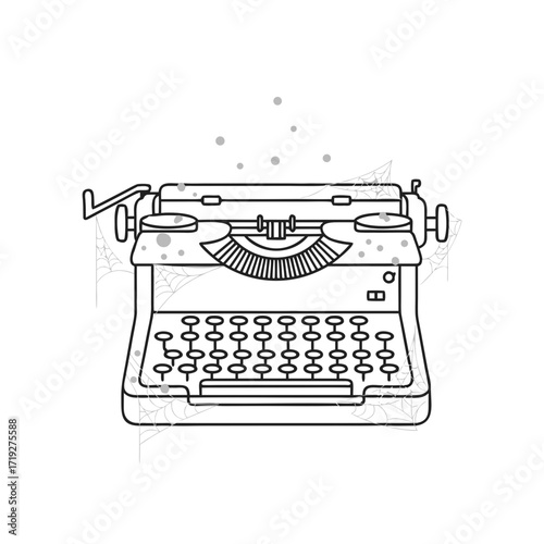 The vintage typewriter symbolizes the passing era of typewriting. The last typewriter repairers hold the secrets of a forgotten craft in a world of digital technology and keyboards.