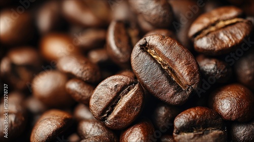 Close-up of roasted coffee beans (2)