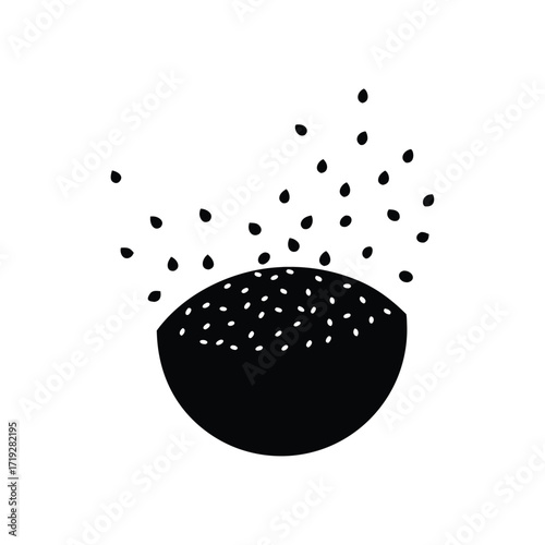 Chebakia With Sesame Seeds Raining Down In Slow Mo