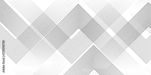 Geometric diagonal oblique vector curve gradient black and white graphic stripe line. Repeated fine diagonal lines Thin slash line stripes diagonal vector elegant background	