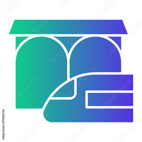 station Gradient icon