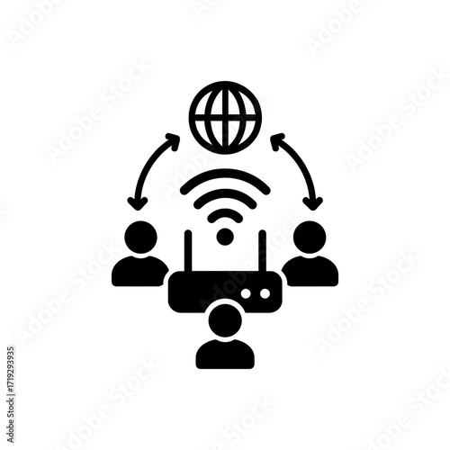 Global internet icon