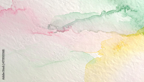 Watercolor Paper Texture: Soft Artistic Background in Pastel Tones