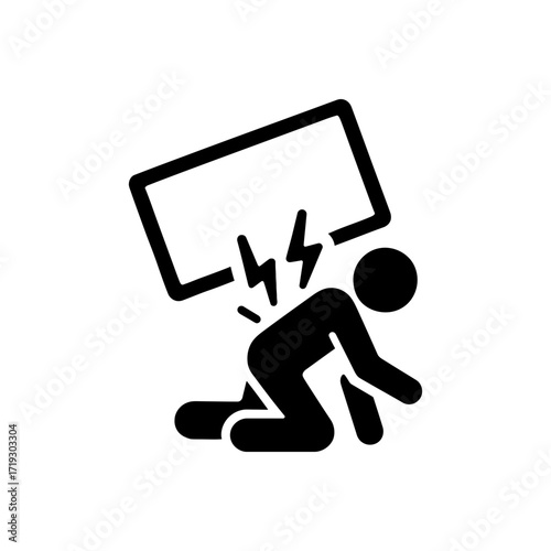 Struck-by Heavy Object Icon