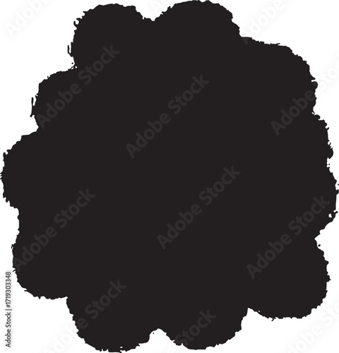 Simple Silhouette Map of Sierra Leone West Africa Nation
