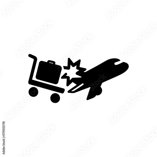 Aircraft Accident Emergency Icon