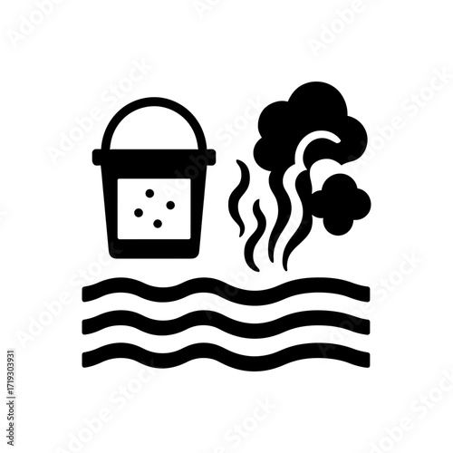 Contaminated Water Warning Icon