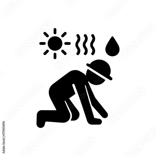 Heatstroke Hazard Icon