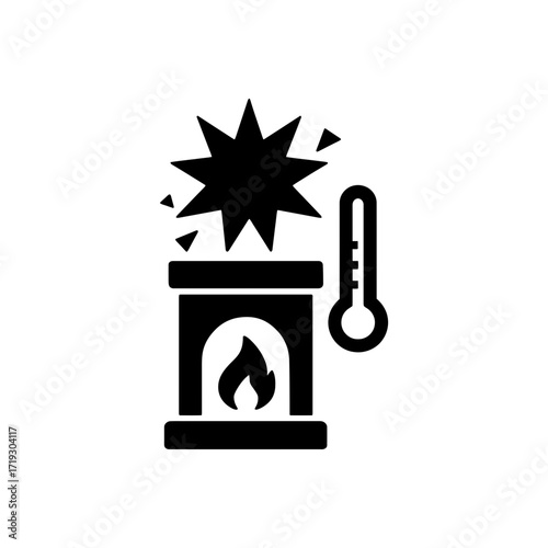 Overheating Warning Icon