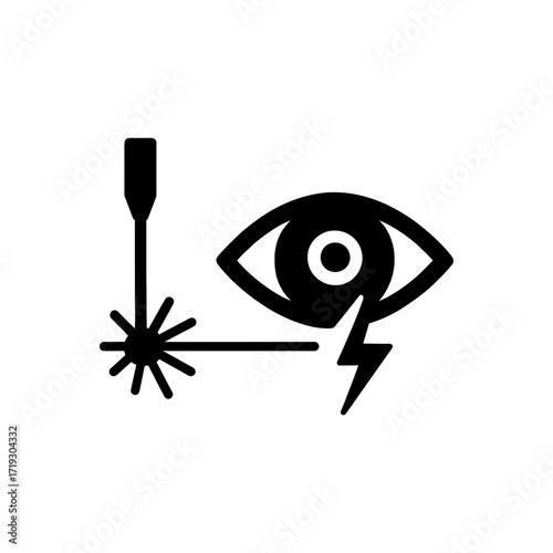 Laser Eye Hazard Icon