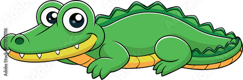 cartoon crocodile illustration, cute alligator cartoon, funny crocodile drawing, adorable alligator artwork, smiling crocodile vector, happy crocodile cartoon, baby crocodile character, playful crocod