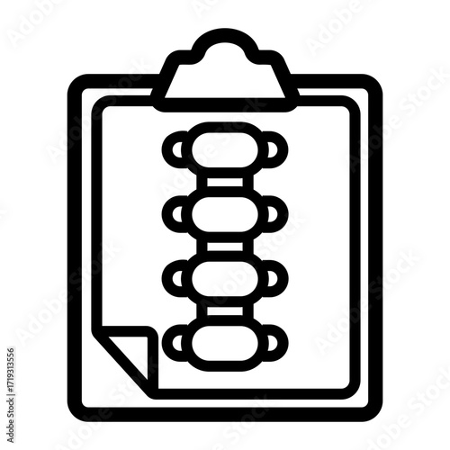 chest Line Icon