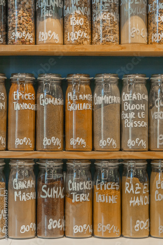 Biarritz France market spice rack