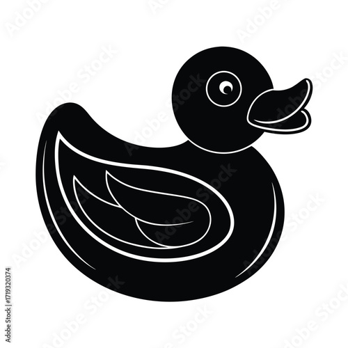 Rubber Duck Bath Toy Set Vector