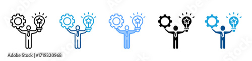 Competency icon sheet multiple style collection