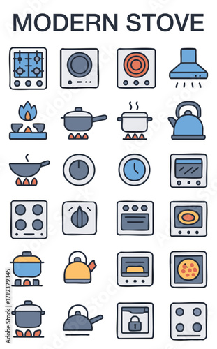 Modern Kitchen Stoves and Cooking Appliances