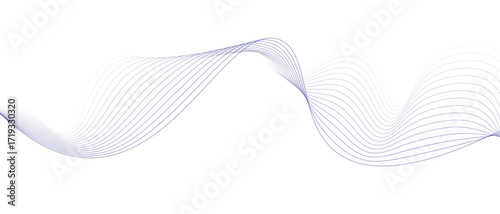 Blue abstract wave line art
soft and continuous flow
across a white background simple minimalist vector design