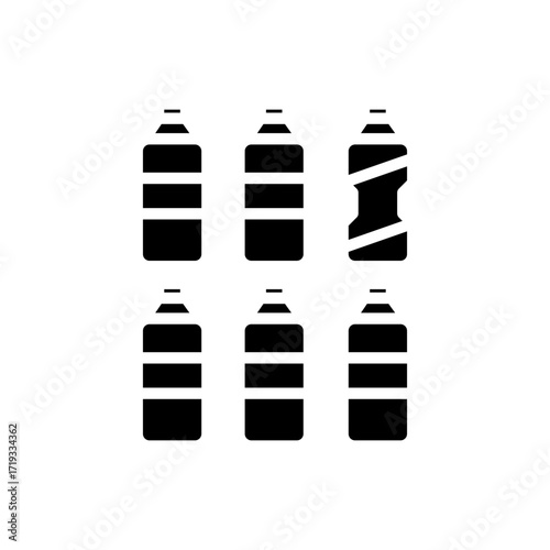 differentiation glyph icon