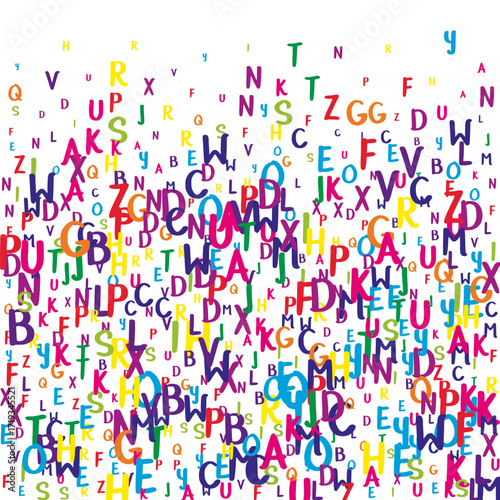Concept of school background. Colorful childish