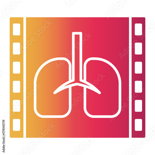 x ray Gradient icon
