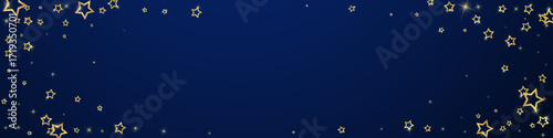 Christmas spirit. Scattered falling stars.