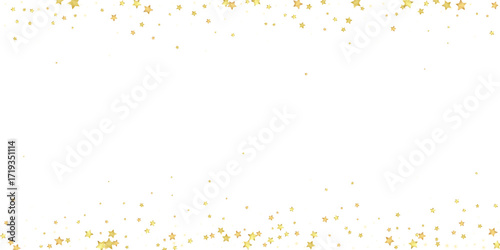 Magic stars vector overlay.  Gold stars scattered