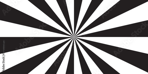 abstract black and white sunbeam ray sum light sunburst  texture design.