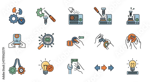 Repair and maintenance of various technological devices and equipment.