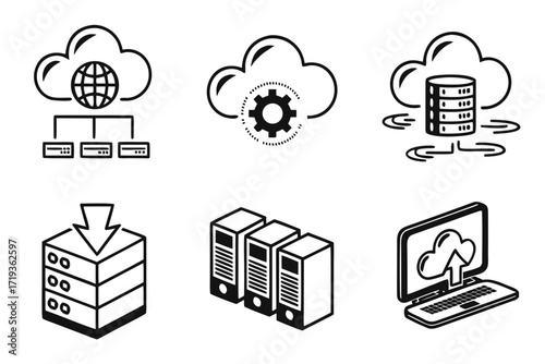 money icons set