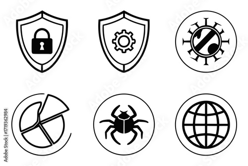set of shields