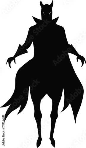 headless horseman silhouette  headless horseman ic.eps