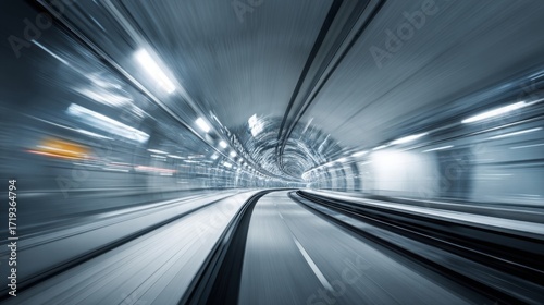 fast moving train