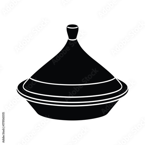 Modern stainless steel tagine fusion dish