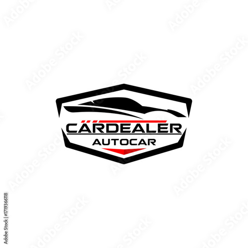 Auto Car Garage Dealership Luxury Sports Car Logo Template Vector