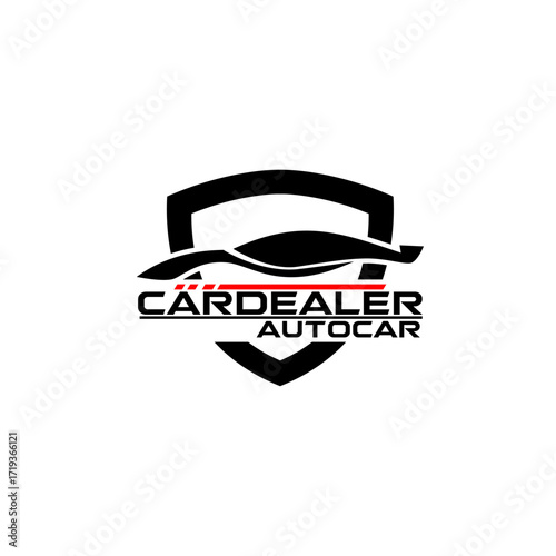 Auto Car Garage Dealership Luxury Sports Car Logo Template Vector