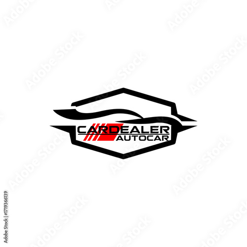 Auto Car Garage Dealership Luxury Sports Car Logo Template Vector