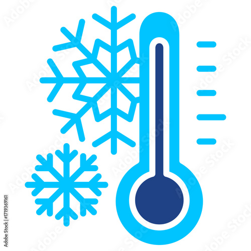 Cold Simple Vector Icon Collection