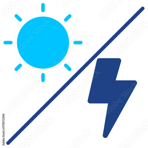 Electricity Simple Vector Icon Collection