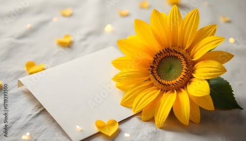 Wallpaper Mural card with sunflowers Torontodigital.ca