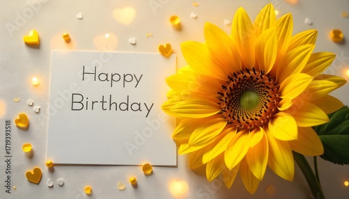 Wallpaper Mural  card template with sunflowers Torontodigital.ca
