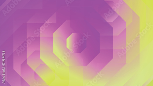vibrant yellow purple abstract shape background