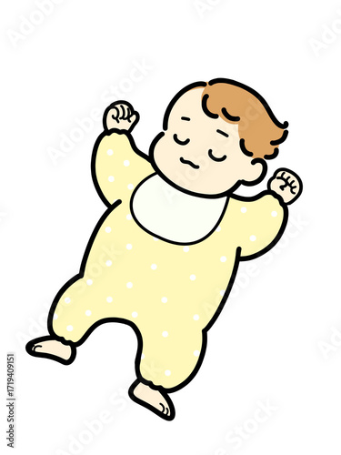 寝ている赤ちゃん