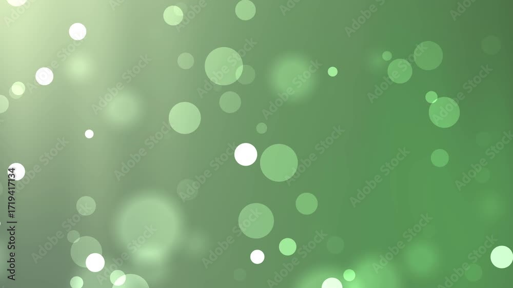Background Abstract green bokeh and white light
