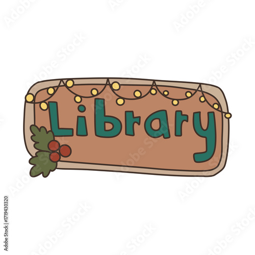 Winter Cozy Bookish Clipart