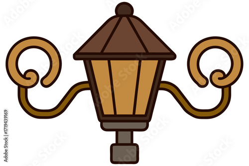 vintage street lamp