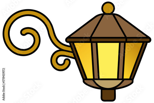 vintage street lamp