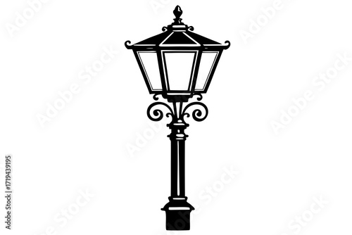 vintage street lamp