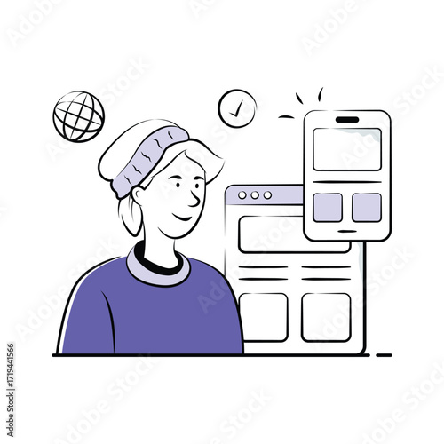 Developer creating cross platform apps for mobile and website.